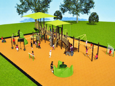Shamrock Park Playground Angle 1