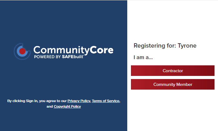 Community Core Registration