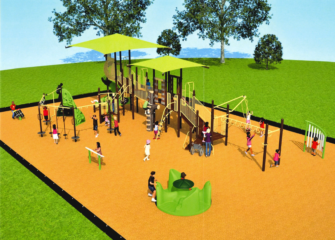 Shamrock Park Playground Concept Angle 1