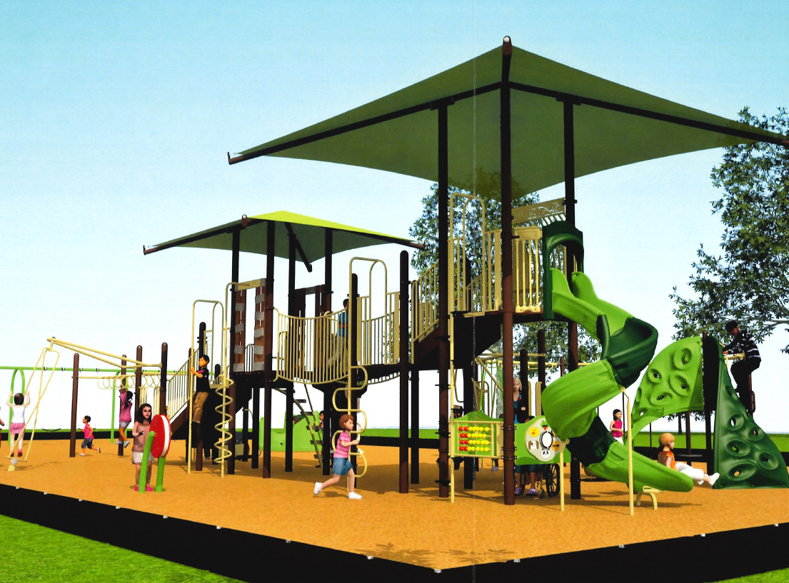 Shamrock Park Playground Angle 3