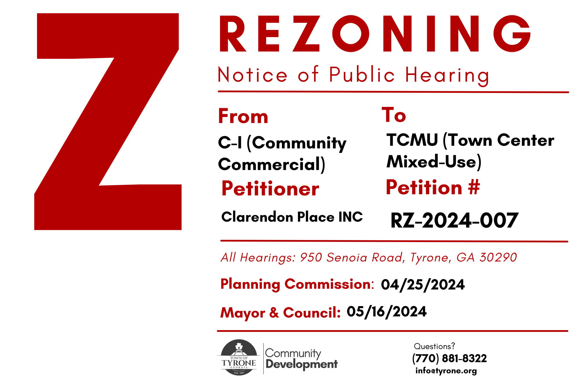 Rezoning Petition