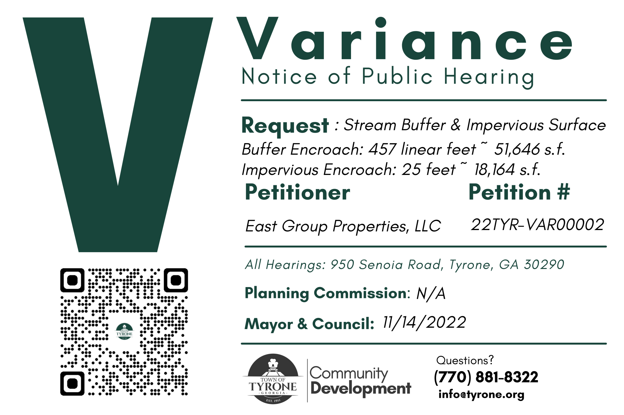 Variance Advertisement