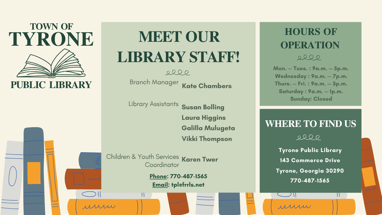 Tyrone Public Library Information Graphic