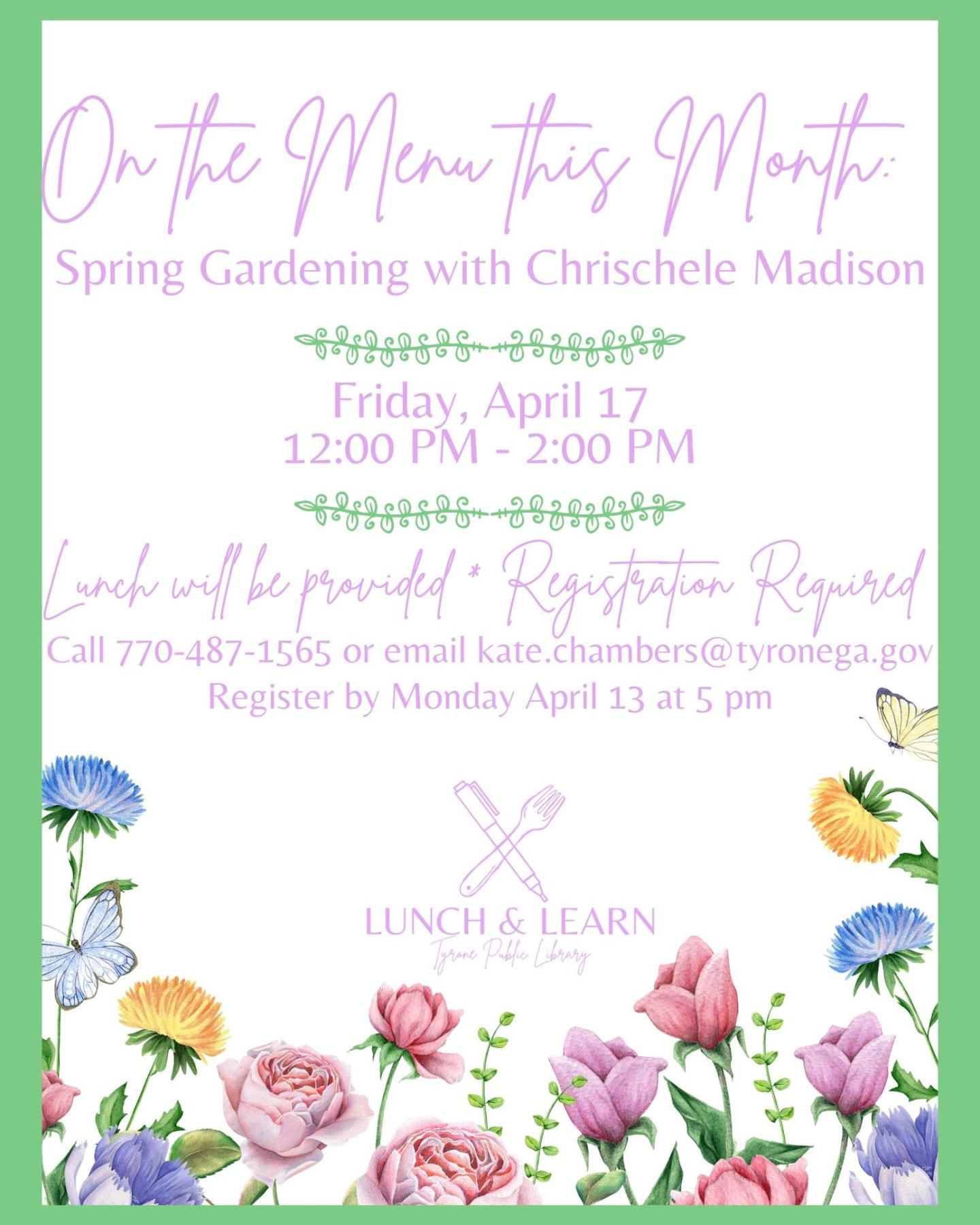 Lunch and Learn Graphic