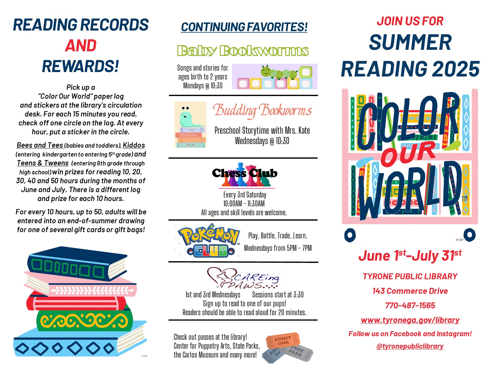 Summer Reading Brochure 1/2