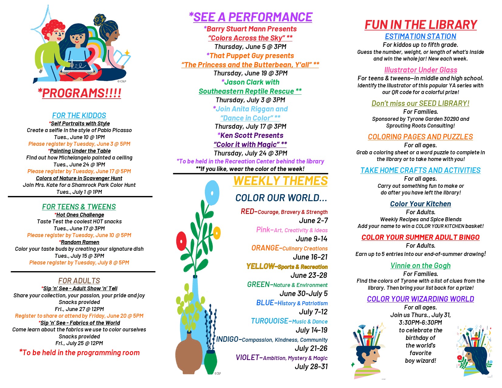 Summer Reading Brochure 2/2