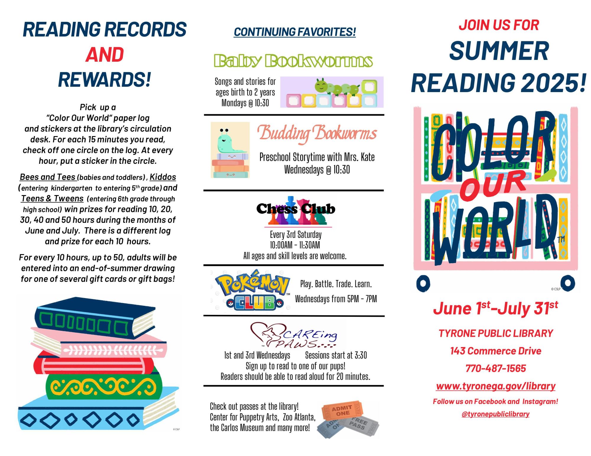 Summer Reading Brochure 1/2