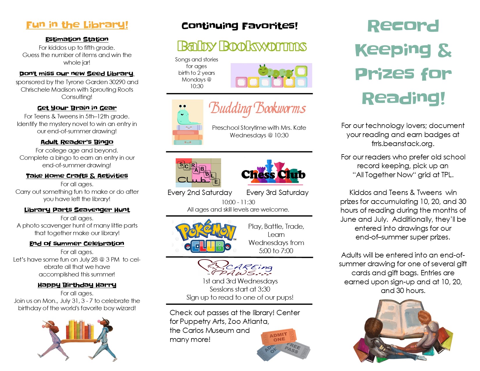 Summer Reading Program Flyer 2/2