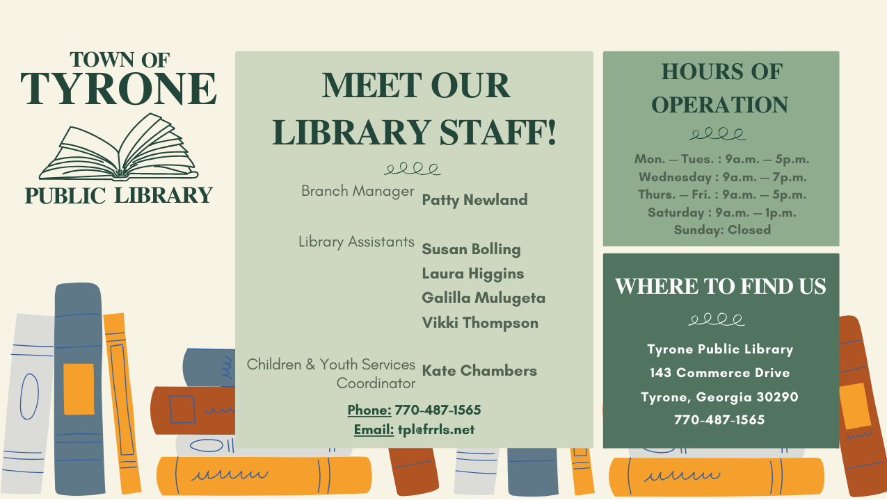 Tyrone Public Library Information Graphic