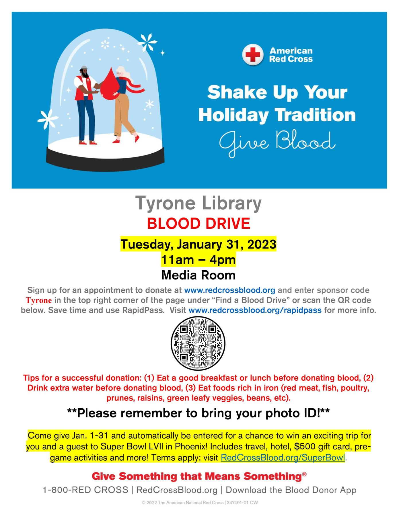 Library Blood Drive