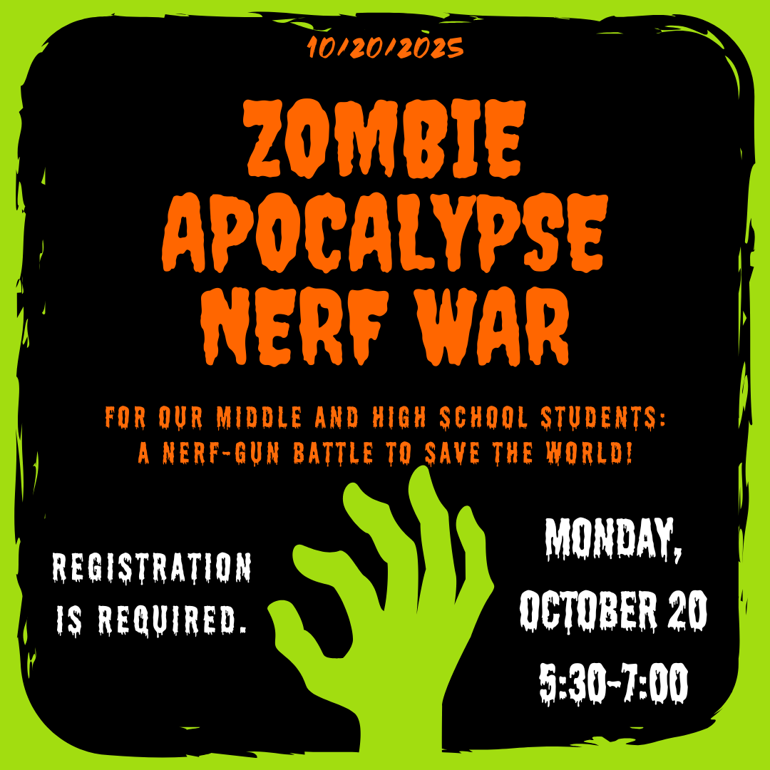 Zombie Apocalypse NERF War Graphic